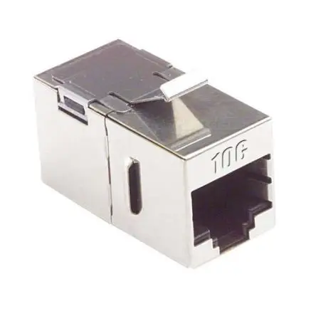Produktfoto 1 von L-Com, TDG Ethernet-Verbinder, RJ45, 1 -Port, Typ Messing vernickelt, Typ Ethernet-Verbinder