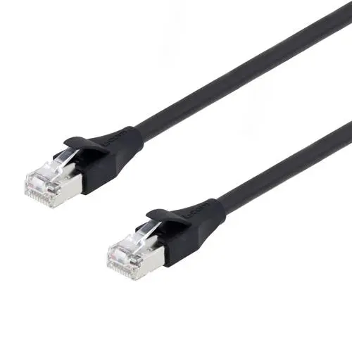 Produktfoto 1 von L-Com TRD Cat5e Cat.5e Netzwerkkabel, 3 m, Schwarz, A Gerade Stecker, B RJ45 Stecker, Polyvinylchlorid Abgeschirmt