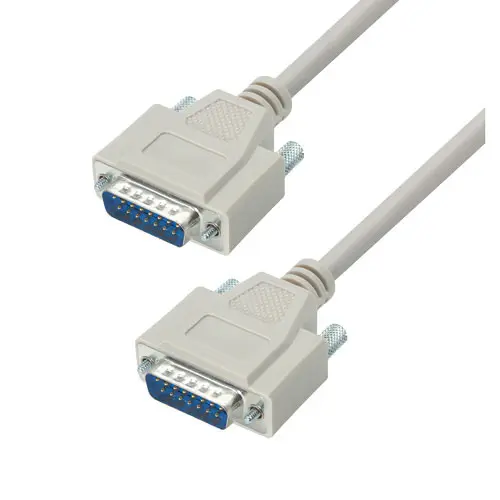 Produktfoto 1 von L-Com CRMN Kabel assembliert / D-SUB Stecker / D-SUB Stecker, 10 ft Polyvinylchlorid, Hellgrau, UL, CE2011/65/EU(RoHS