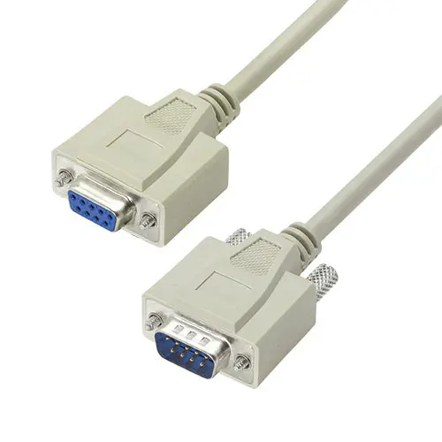 Produktfoto 1 von L-Com Kabel assembliert / D-Sub, 9-polig Stecker / D-SUB Buchse Polyvinylchlorid, Hellgrau, RoHS, CE2011/65/EU