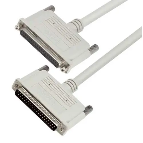 Produktfoto 1 von L-Com DB37 Kabel assembliert / D-SUB Stecker / D-SUB Buchse, 25 ft Polyvinylchlorid, Hellgrau, RoHS, REACH, TSCA
