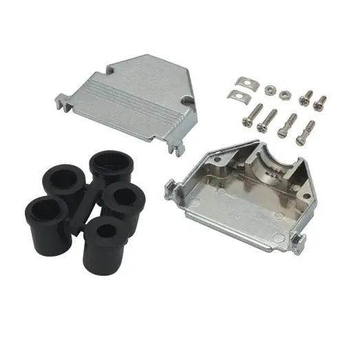 Produktfoto 1 von L-Com SD-C Haube für Sub-D Steckverbinder, Stecker/Buchse, Schwarz