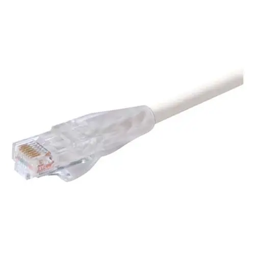 Produktfoto 1 von L-Com TRD Cat5e Cat.5e Netzwerkkabel, 14 ft, Weiß, A Gerade Stecker, B RJ45 Stecker, Polyvinylchlorid Ungeschirmt