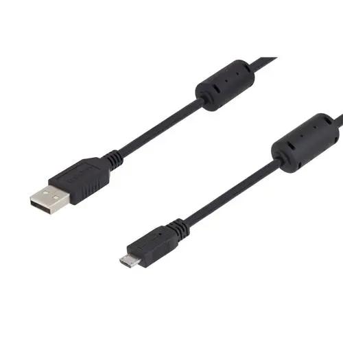 Produktfoto 1 von L-Com USB-Kabel, USBA / Micro-USB B, 2m USB 2.0