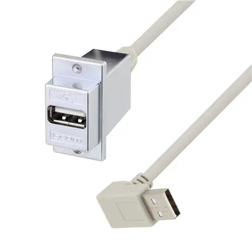 Produktfoto 1 von L-Com USB-Kabel, USBA / Typ A Stecker, 12Zoll USB 2.0