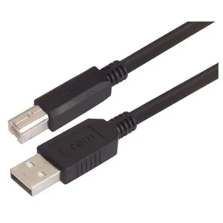 Produktfoto 1 von L-Com Stecker CSUZAB USB-Kabel, USB Stecker / USB B, USB-Typ B, 2 m USB 2.0 Schwarz