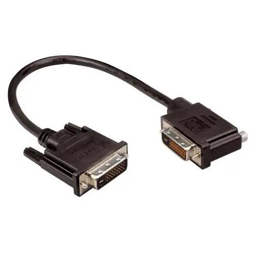 Produktfoto 1 von L-Com DVI-Kabel A DVI-D Dual Link-Stecker - Stecker - Stecker, 10 ft Polyvinylchlorid Schwarz
