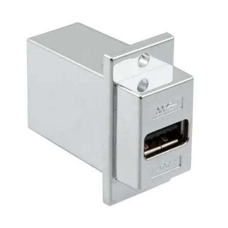 Produktfoto 1 von L-Com, Gerade ECF504-30-UAAS-HR USB-Steckverbinder Buchse USB Typ A 1, Panel USB 3.0