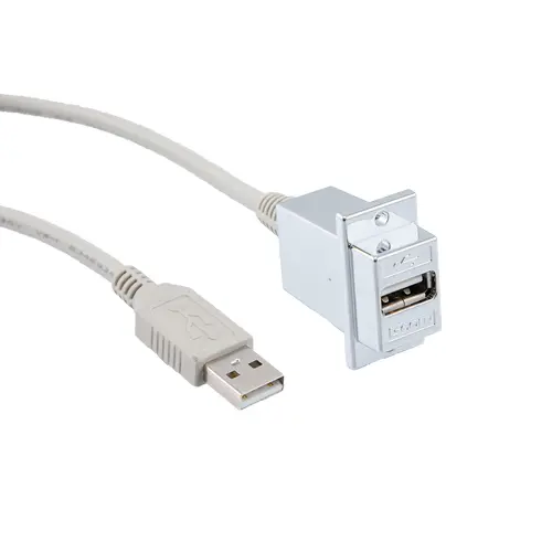 Produktfoto 1 von L-Com USB-Kabel, USBA / USBA, 36Zoll USB 2.0
