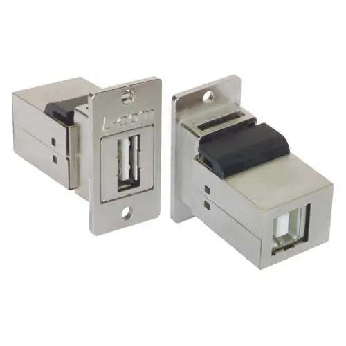 L-Com, ECF Ethernet-Verbinder, USB, 1 -Port, Typ Abgeschirmt, Typ Frontplattenmontage