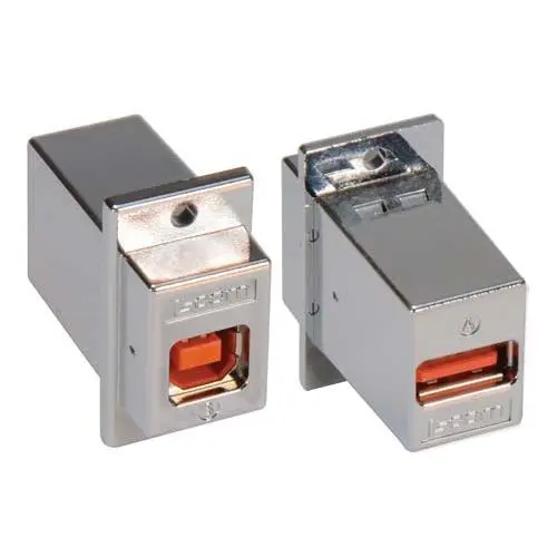 L-Com, Gerade ECF504-BAS-HR USB-Steckverbinder Stecker 1, Panel USB 3.0