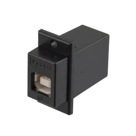 Produktfoto 1 von L-Com, Gerade ECF504B-UBA USB-Steckverbinder Stecker USB-Typ B 1, Panel USB 2.0