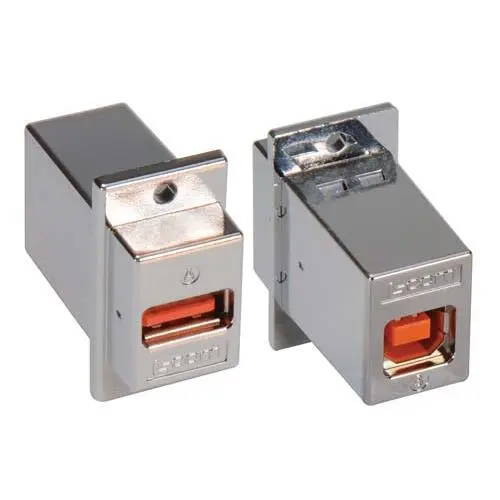 Produktfoto 1 von L-Com, Gerade ECF504-UABS-HR USB-Steckverbinder Stecker 1, Panel USB 2.0