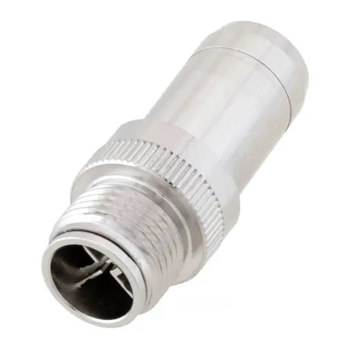 Produktfoto 1 von L-Com M128XM M12 M12 Industrie-Rundsteckverbinder Stecker 8-polig Stecker 0.5A Panel IP40