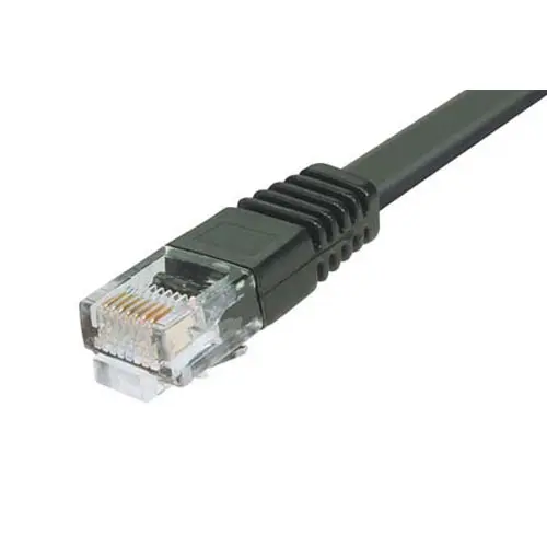 Produktfoto 1 von L-Com TRD Cat5e Cat.5e Netzwerkkabel, 2 ft, Schwarz, A Gerade Stecker, B RJ45 Stecker, Polyvinylchlorid Ungeschirmt