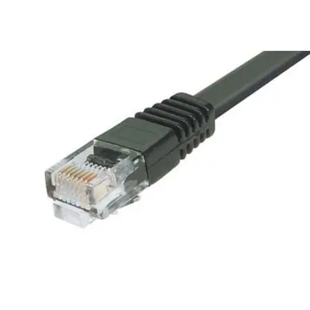 Produktfoto 1 von L-Com TRD Cat5e Cat.5e Netzwerkkabel, 3 ft, Schwarz, A Gerade Stecker, B RJ45 Stecker, Polyvinylchlorid Ungeschirmt