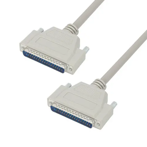 Produktfoto 1 von L-Com Kabel assembliert / D-SUB Stecker / D-SUB Stecker Polyvinylchlorid, Hellgrau, CE2011/65/EU, RoHS