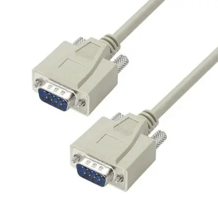 Produktfoto 1 von L-Com Kabel assembliert / D-SUB Stecker / D-Sub 9-polig Stecker, 5 ft Polyvinylchlorid, Hellgrau, RoHS, CE2011/65/EU