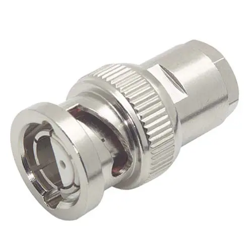 Produktfoto 1 von L-Com BAC Stecker Koaxialsteckverbinder BNC-Steckverbinder, für Koaxial-Kabel, 78 Ω, Gerade