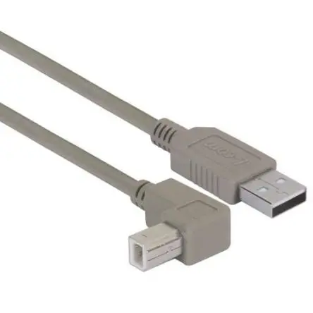 Produktfoto 1 von L-Com Stecker CAA-90UB USB-Kabel, USB Stecker / USB, 1 m USB 2.0 Grau