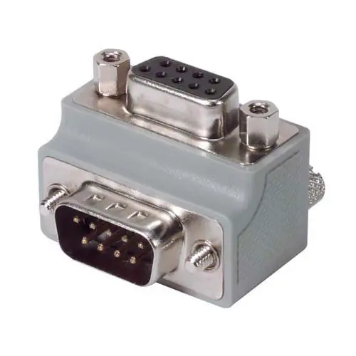 Produktfoto 1 von L-Com Sub-D Adapter 9-Wege D-Sub Stecker Stecker D-Sub 9-polig Buchse Buchse