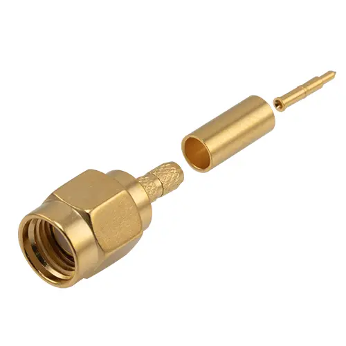 Produktfoto 1 von L-Com BAC Stecker Koaxialsteckverbinder SMA-Steckverbinder, für Koaxial-Kabel, 50 Ω Crimpbefestigung, Gerade