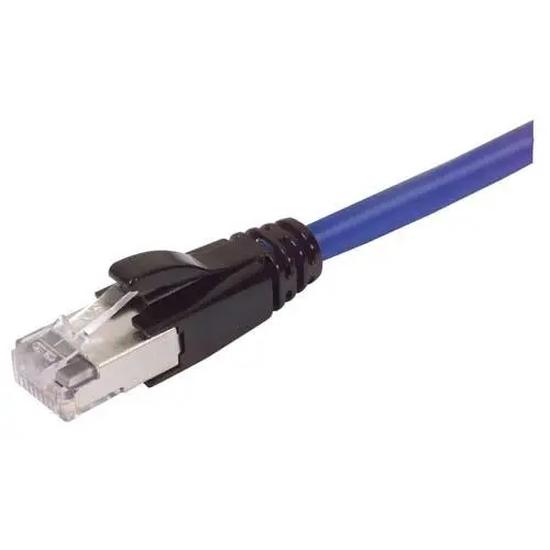 L-Com TRD Cat6a Cat 6a, 25 ft, Blau Abgeschirmt, Polyvinylchlorid