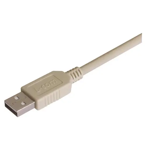 Produktfoto 1 von L-Com USB-Kabel, USB / USBA, 4m USB 2.0