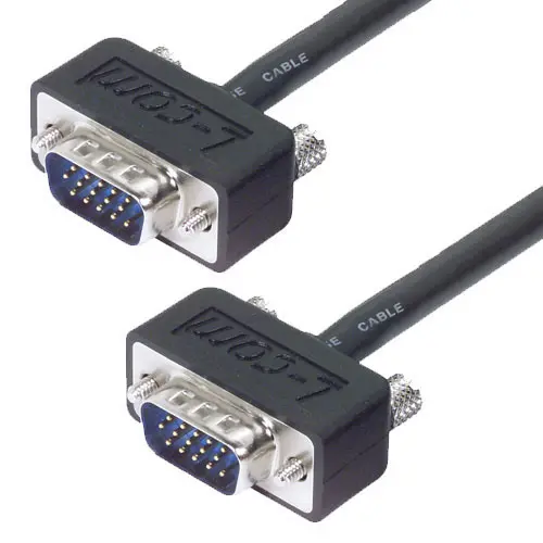 Produktfoto 1 von L-Com CTL3VGAMM-T VGA-Kabel A D-SUB / Stecker B P2 / Stecker Polyvinylchlorid Schwarz