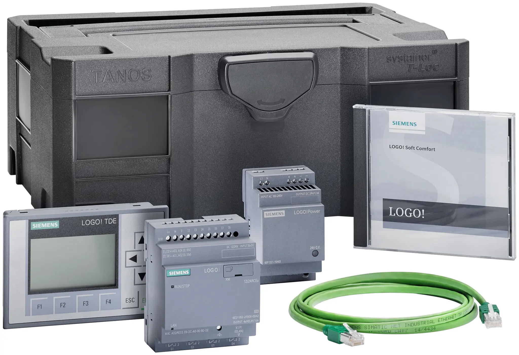 Produktfoto 1 von Siemens LOGO Starterkit für LOGO TD Starter Kit 12/24 V8.4