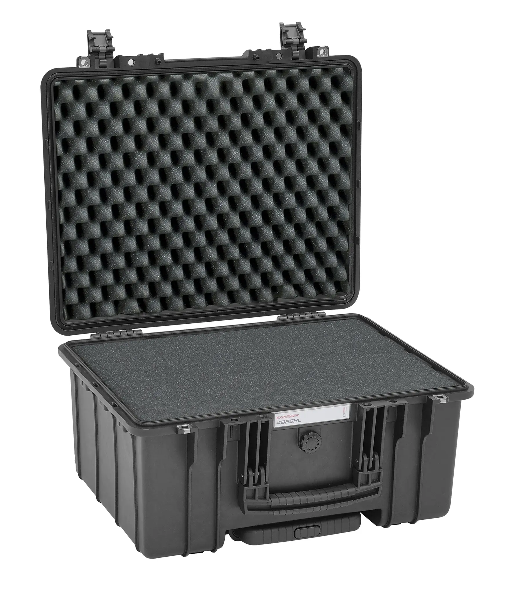Produktfoto 1 von Explorer Cases 4825HL.B Wasserdicht/Wasserbeständig Copolymer Wasserdicht Transportkoffer Schwarz mit Rädern 520 mm,