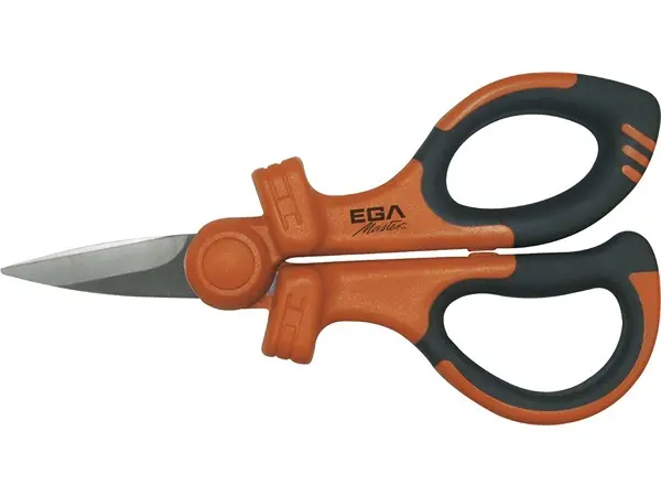Produktfoto 1 von Ega-Master Schere Edelstahl 160 mm Universal, Thermoplast/Gummi-Griffe-Griff