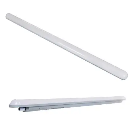 Produktfoto 1 von SEEREP LD3 SLIM LED TRI-PROOF LED Deckenlampe, 240V / 52 W 1 Korrosionsschutz 6200 lm, 68 mm IP65 x 66mm x 1.5 m