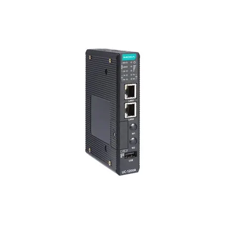Produktfoto 1 von MOXA UC-1200A Industrie-PC 2 Adern, ARM Cortex, 16 GB