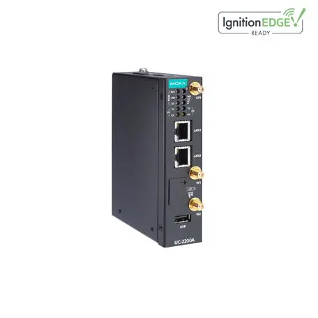 Produktfoto 1 von MOXA UC-2200A Industrie-PC 2 Adern, ARM Cortex, 16 GB