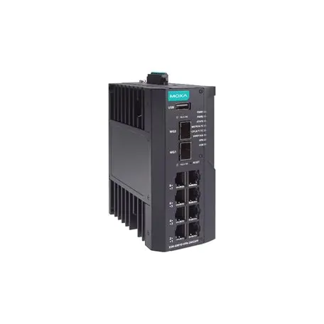 Produktfoto 1 von MOXA EDR-G9010-VPN-2MGSFP EDR-G9010-VPN-2MGSFP Abnehmbarer Anschlussblock Router