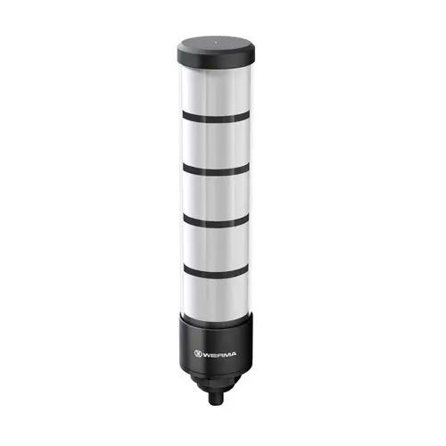 Produktfoto 1 von Werma RST 56 LED Signalturm 5-stufig Linse Blau, Grün, Rot, Weiß, Gelb +