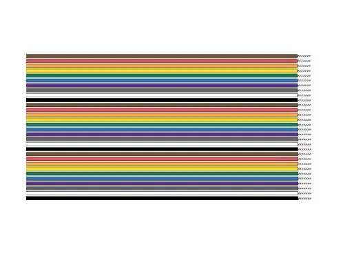 Produktfoto 1 von Alpha Wire 3541 Flachbandkabel AWG 15 100 ft