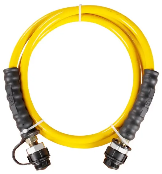 Produktfoto 1 von RS PRO Hydraulikschlauch, konfektioniert Polyurethan Innen ø 6.4 mm, 2000 mm, Aussen ø 6.4 mm, max. 700 bar