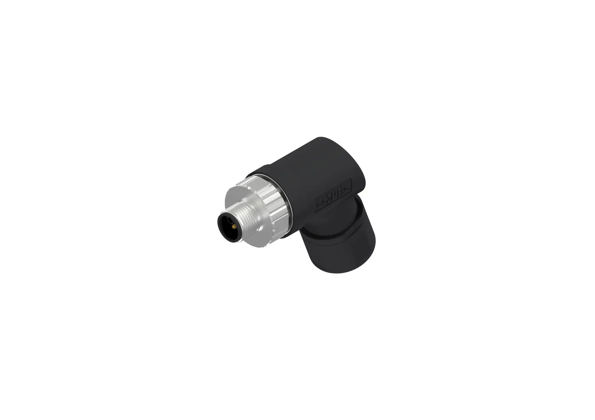 CONEC 43 M12 Rundsteckverbinder Stecker 4-polig Stecker 16A Frontplattenmontage IP40
