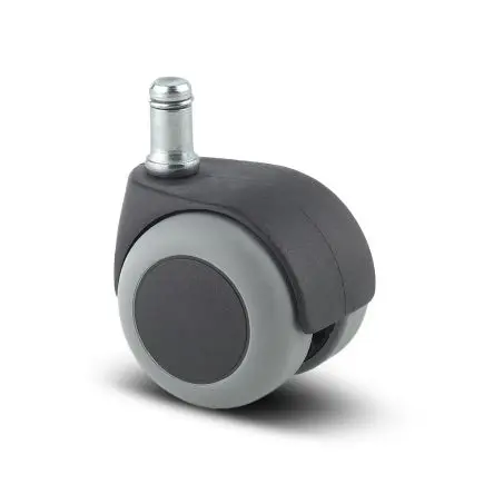 Produktfoto 1 von Tente Drehbar Rolle, Rad ø 50 mm, 40 kg, Ges H. 54 mm, Rad B. 8 mm, Polypropylen