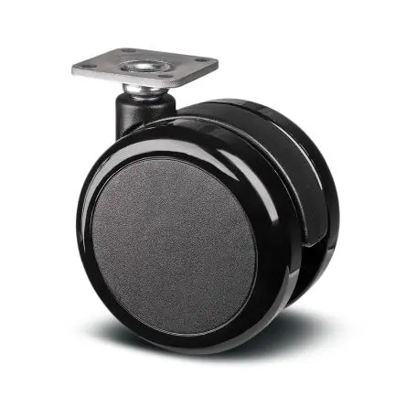 Produktfoto 1 von Tente Drehbar Rolle, Rad ø 75 mm, 50 kg, Ges H. 84 mm, Rad B. 11 mm, Polyamid