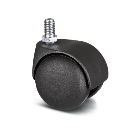 Produktfoto 1 von Tente Drehbar Rolle, Rad ø 50 mm, 10 kg, Ges H. 59 mm, Rad B. 8 mm, Polypropylen