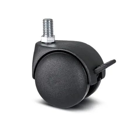Produktfoto 1 von Tente Gebremst, schwenkbar Rolle, Rad ø 50 mm, 10 kg, Ges H. 59 mm, Rad B. 8 mm, Polypropylen