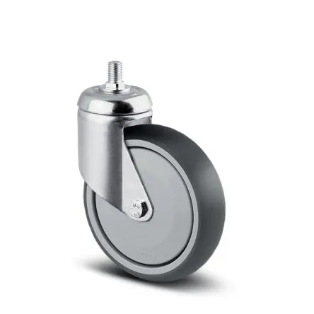 Produktfoto 1 von Tente Drehbar Rolle, Rad ø 125 mm, 100 kg, Ges H. 154 mm, Rad B. 32 mm, Polypropylen