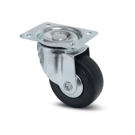 Produktfoto 1 von Tente Drehbar Rolle, Rad ø 65 mm, 40 kg, Ges H. 85 mm, Rad B. 25 mm, Polypropylen