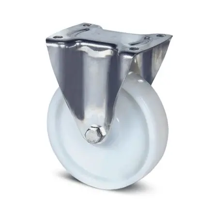 Produktfoto 1 von Tente Feststehend Rolle, Rad ø 200 mm, 400 kg, Ges H. 240 mm, Rad B. 50 mm, Polyamid
