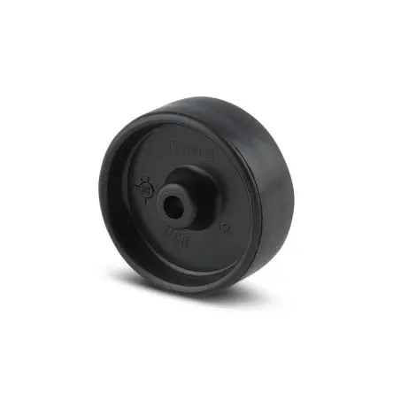 Produktfoto 1 von Tente Polypropylen Rollwagenrolle Schwarz, 160 kg Ø 100 mm, B. 36 mm