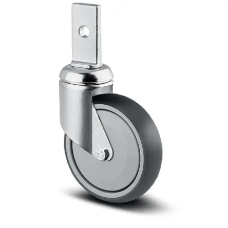 Produktfoto 1 von Tente Drehbar Rolle, Rad ø 125 mm, 100 kg, Ges H. 155 mm, Rad B. 32 mm, Polypropylen