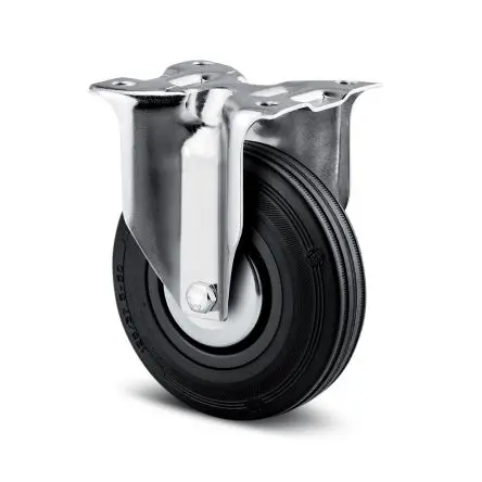 Produktfoto 1 von Tente Feststehend Rolle, Rad ø 80 mm, 70 kg, Ges H. 108 mm, Rad B. 35 mm, Polypropylen
